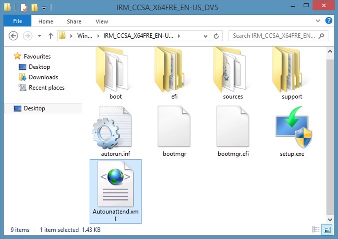 Agregar archivos a Windows ISO step44 de inicio