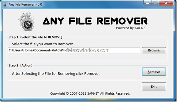 Any File Remover To Undeletable Files