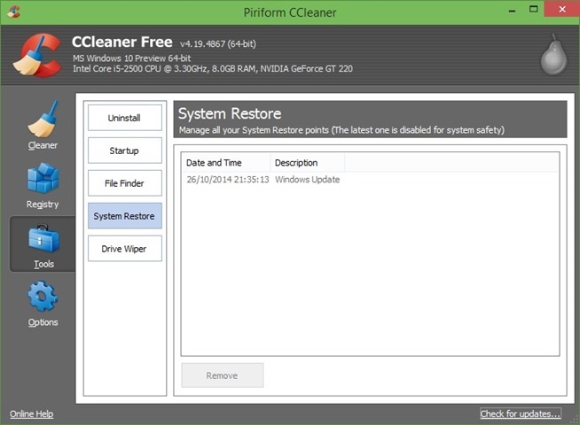 CCleaner for Windows 10 picture2