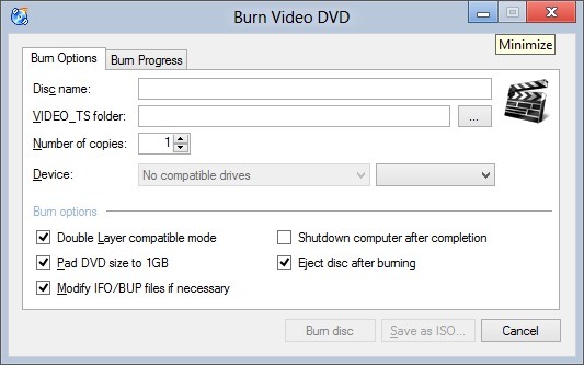 CD Burner XP for Windows 8 Picture2