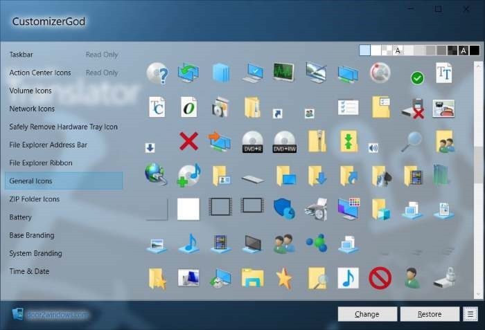Cambiar iconos de Windows 10 pic1