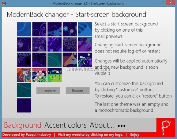 Change Windows 8 Start Screen Background Step1