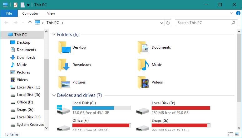 Cambiar el color de la barra de título en Windows 10