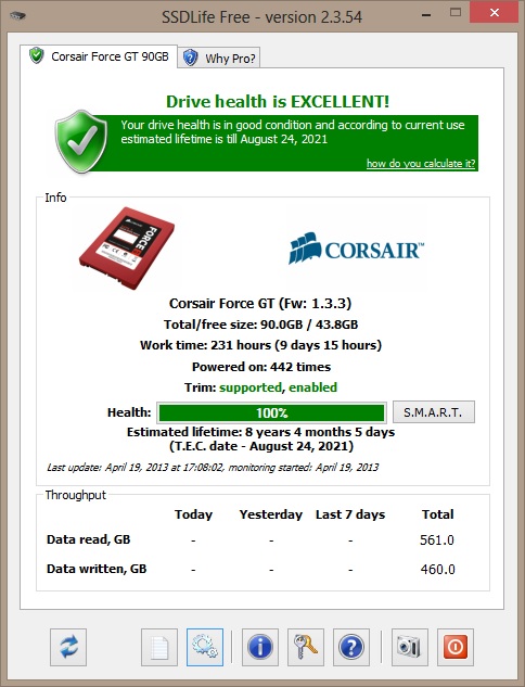 Check Solide State Drive Health