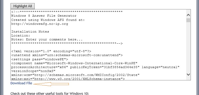 Crear Windows 10 USB desatendido o ISO step1.1