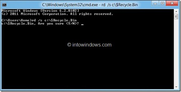 Delete Files From Recycle Bin All User Accounts