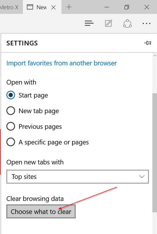 Eliminar contraseñas guardadas en el navegador Edge Windows 10 step2
