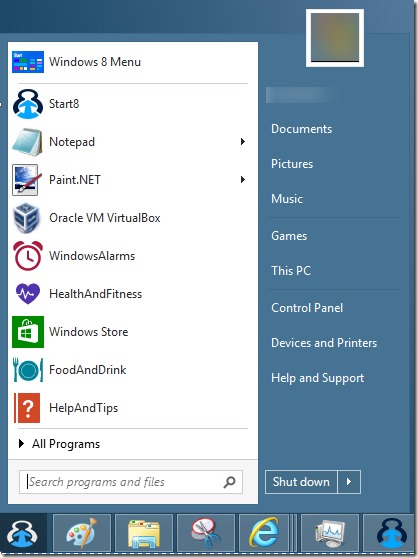 Disable or Hide Start Button In Windows 8 Picture2