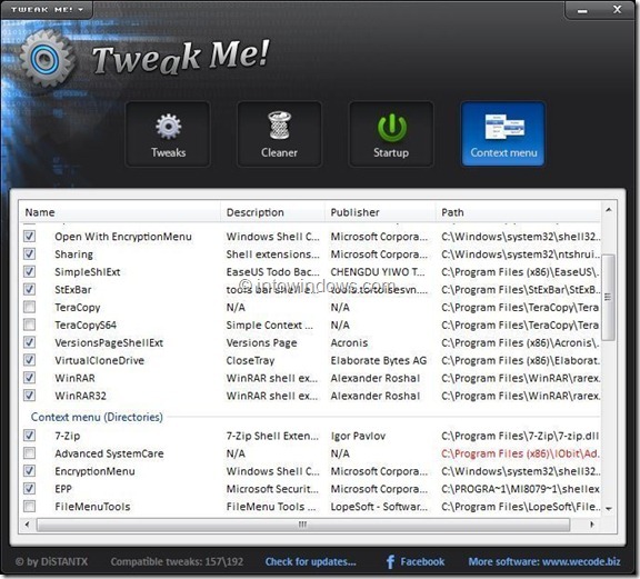 Download Tweak Me for Windows 8