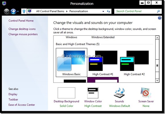 Enable Glass Taskbar In Windows 8 Developer Preview Step3