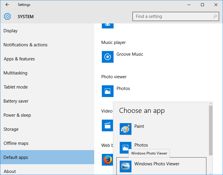 Activar el visor de fotos clásico en Windows 10 step9
