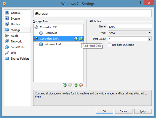 Error while resizing virtualbox disk