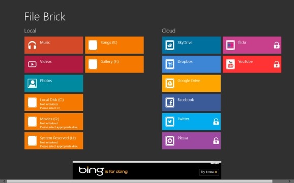 File Brick app for Windows 8