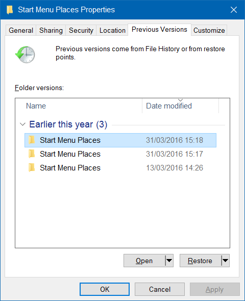Falta el Explorador de archivos del menú Inicio en Windows 10 step12