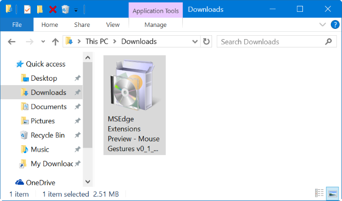 Instalar extensiones de borde en Windows 10 Paso 5