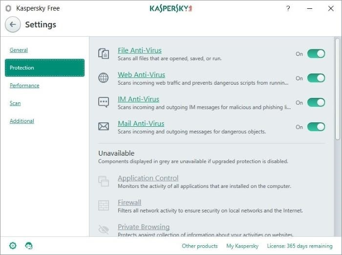 Kaspersky Antivirus Free for Windows 10 pic2