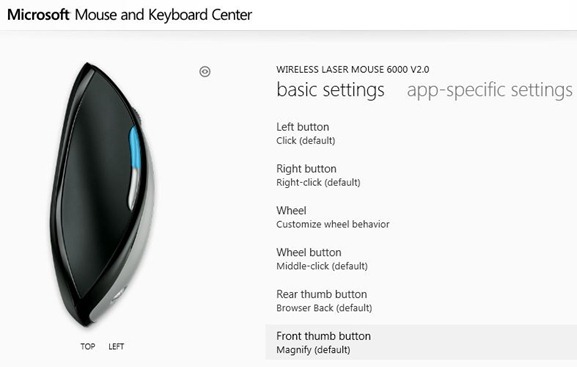Microsoft Mouse and Keyboard Center for Windows 7 Picture5