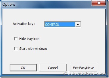Move A Window By Clicking Anywhere On it in Windows 