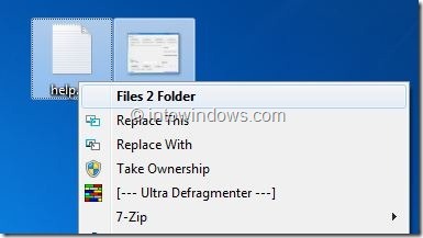 New Folder with Selection