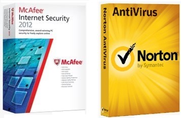 Norton AntiVirus 2012 And McAfee Internet Security 2012