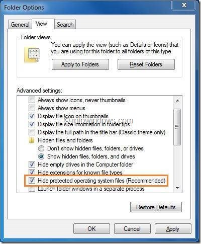 Abrir partición reservada del sistema oculta en Windows 7 Paso 1