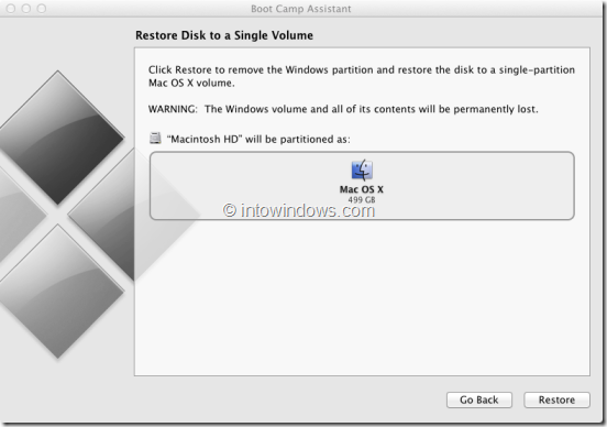 Remove Windows 8 Boot Camp Partition Step3