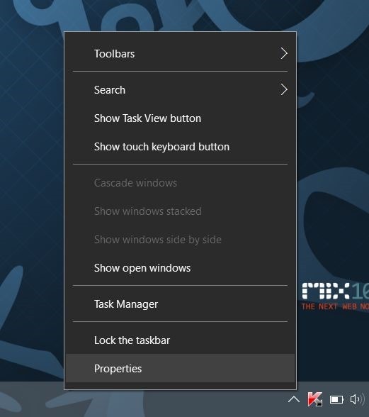 Quitar el icono del modo de vuelo del avión de la barra de tareas de Windows 10 paso 4.1