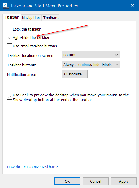 Quitar el icono del modo de vuelo del avión de la barra de tareas de Windows 10 step4