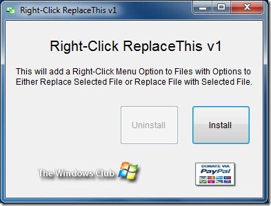 Right-Click Replace This