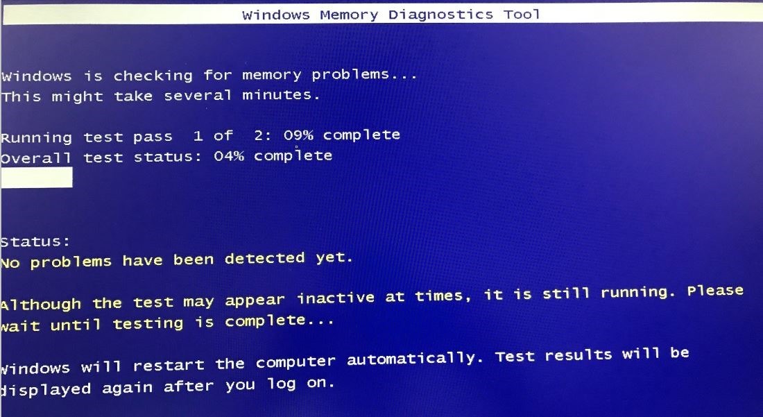 Ejecutar prueba de diagnóstico de memoria en Windows 10 (2)