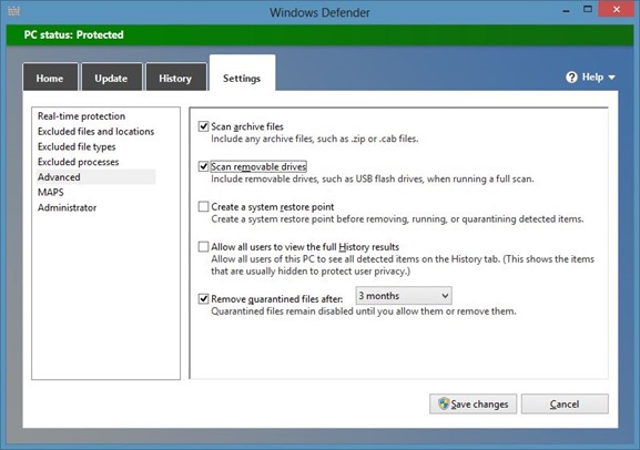 Scan Files Using Windows Defender In Windows 8