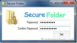 Secure Folder In Windows 7