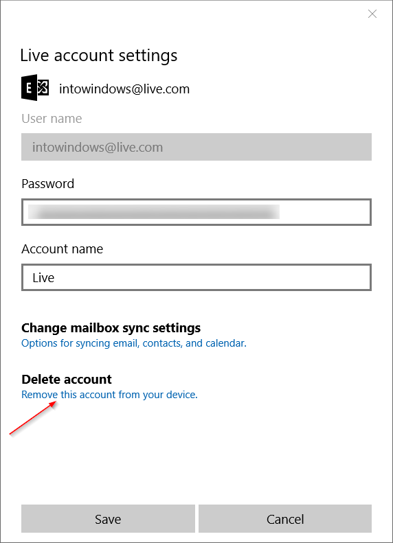 Salir de Mail app en Windows 10 step4