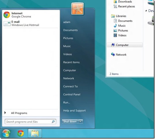 Start Menu for Windows 8