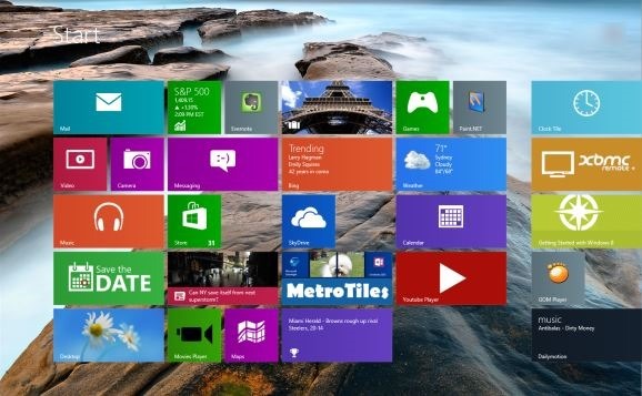 Start Screen In Windows 8.
