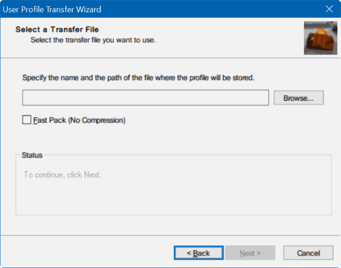Transferir perfiles de usuario en Windows 10 step3