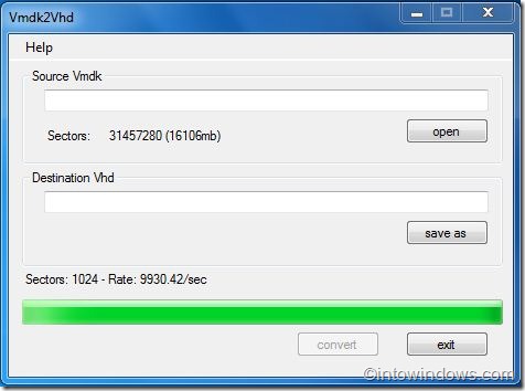 VMDK to VHD converter for windows