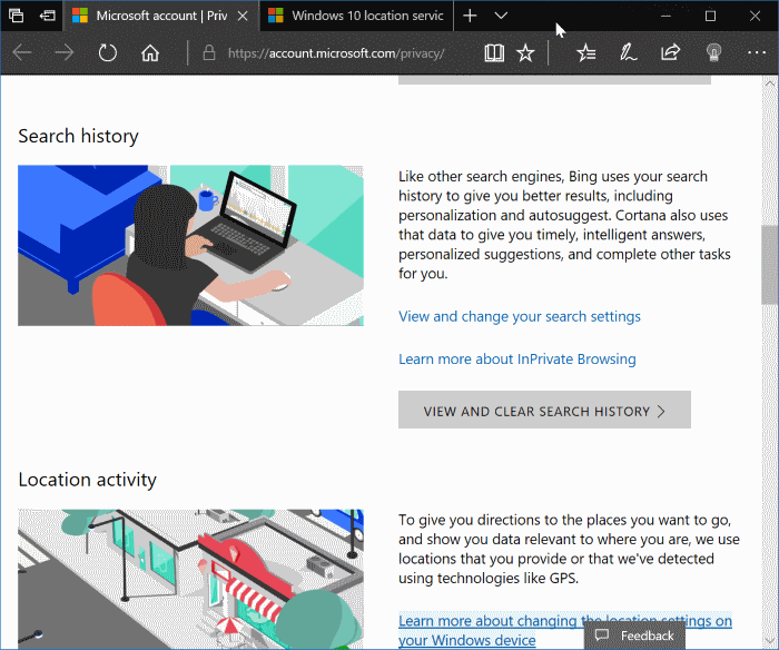 Ver y borrar el historial de actividad en Windows (3)