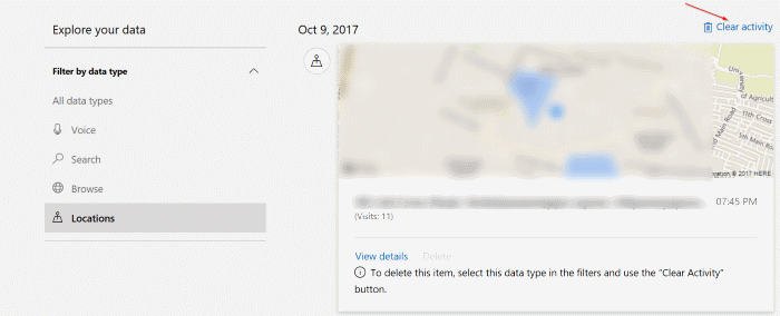 Ver y borrar el historial de actividad en Windows (8)
