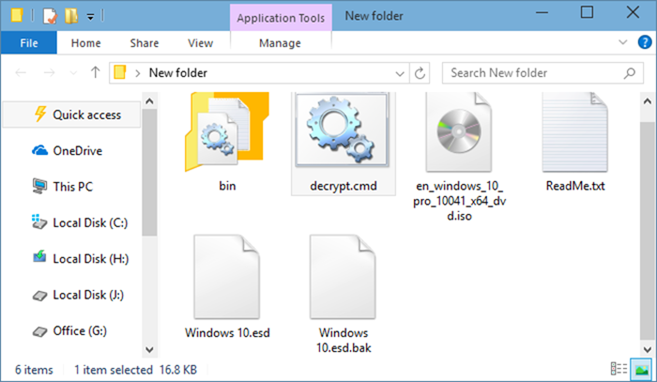 Windows 10 iso del archivo ESD step5
