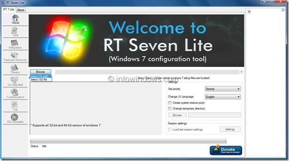 Personalización de la configuración de Windows 7