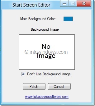 Windows 8 Start Screen Editor Picture