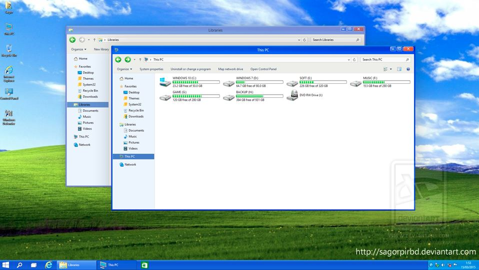 Temas de Windows XP para Windows 10 