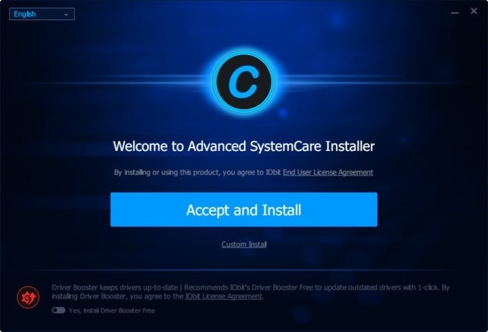 advanced system care free for Windows 10 pic01