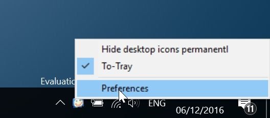 automatically hide desktop icons in Windows 10 pic4