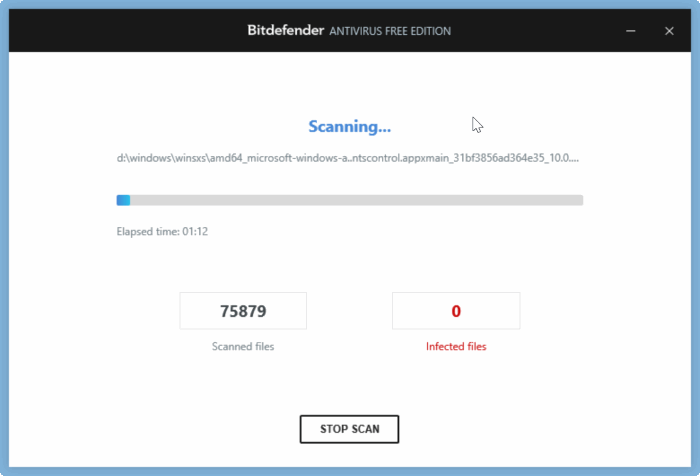 Bitdefender - antivirus gratuito para Windows 10