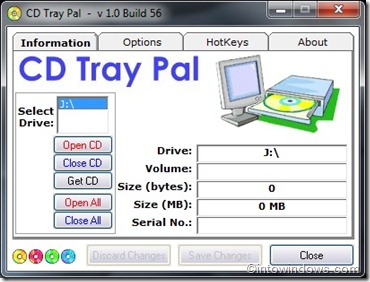CD tray pal