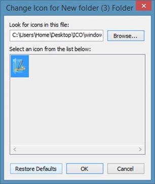 cambiar el icono de carpeta en Windows 7 o Windows 8 step5