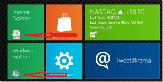 change metro app icon in Windows 8 start screen step1