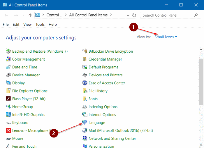 cambiar el reloj al formato de 24 horas en Windows 10 step5